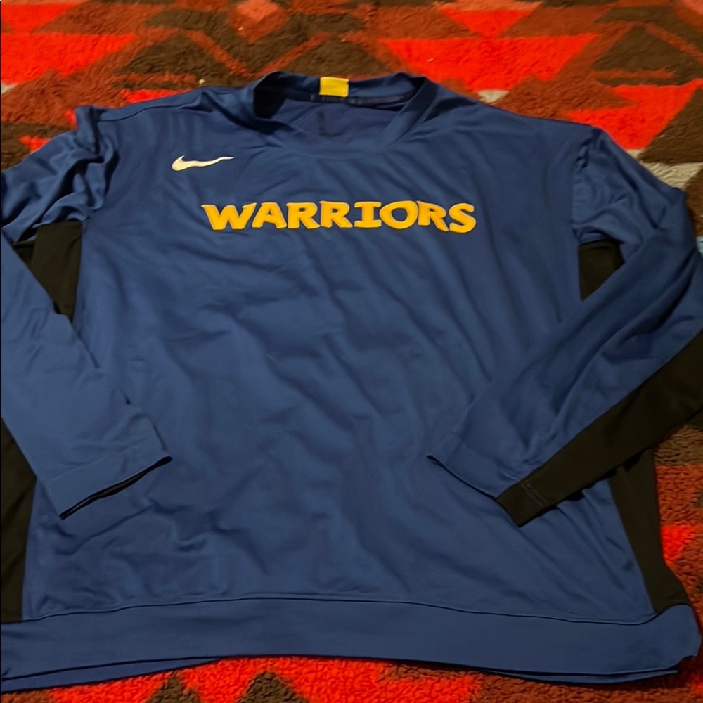 Nike Warriors Blue Long Sleeve Shirt